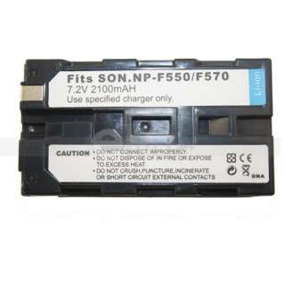 Li Battery for Sony Camcorder Camera NP F550 NP F330  
