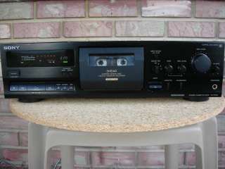 Sony TC K615S 3 Head Cassette Deck with Remote & Manual  