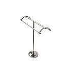   accessories chrome free standing towel rack 