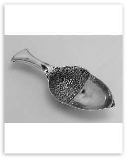Acorn Nut Spoon / Tea Caddy Spoon   Sterling Silver  