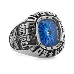 Boy Scout Patriot Ring in 14kt White Gold Jewelry