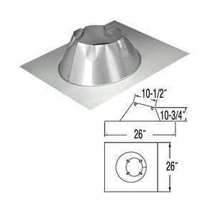   DuraPlus 6 Class A Chimney Pipe Flat Roof Flashing