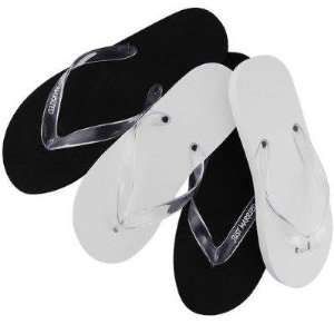  Just Married Imprint Bride & Groom Honeymoon Flip Flop Sandals 
