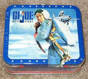 GI G.I. Joe Mini Action Pilot Tin Metal Lunchbox Lunch Box Hasbro Toy 