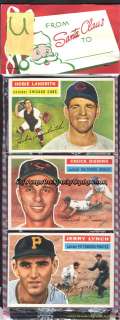 1956 Topps MICKEY MANTLE &MORE STARS Christmas XMAS Cello Rack Packs 