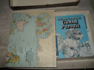 VINTAGE 1987 NATIONAL GEOGRAPHIC GLOBAL PURSUIT BOARD GAME  