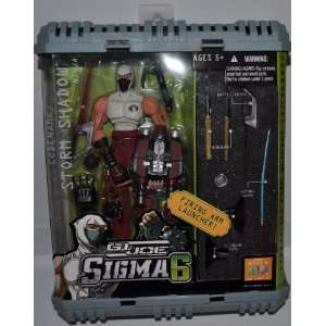 STORM SHADOW   G.I. Joe Sigma 6 Cobra Ninja Master   8 Inch Sabotage 