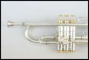   Silver Flair Intermediate Bb Trumpet MVW Gold Plated Trim 192786