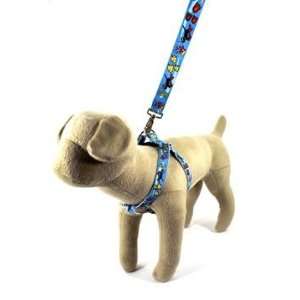   Waves Dog Step In Harness   Blue   Small   Made in USA: Everything