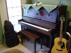 Jacob Brothers Antique Upright Piano Model 48505  