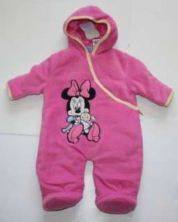   Mouse Girls Baby/Infant Snowsuit   Size 0 3 Months   Pink Clothing
