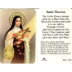  St. Theresa Prayer Card (RCC 17E)