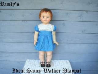 1960s Ideal SAUCY WALKER PLAYPAL doll WRIST hang TAG  