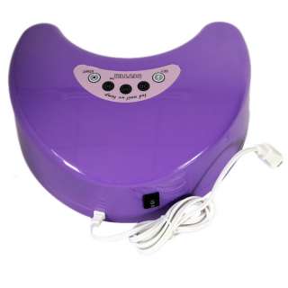 Purple 12W LED Nail Gel Cure Lamp Harmony Shellac UV Dryer NEW US 