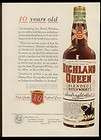 1935 Highland Queen Scotch Whisky bottle photo vintage 