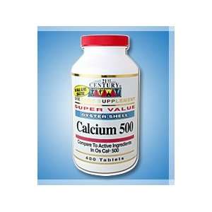    Calcium 500 Oyster Shell   400 Tablets