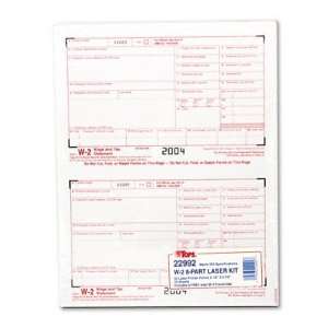 Tax Forms for Laser Printers, 8 Part Carbonless, 50 Loose Form 