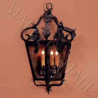 Beautiful Italian Wrought Iron Chandelier with Eight Lights Unique 
