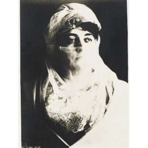  Elegant Photographic Portrait of a Veiled Turkish Woman 