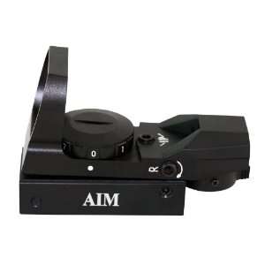  Aim Sports Red Dot Sight with 4 Different Reticles: Sports 