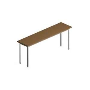  HON Company  Utility Table, 60x20x29, Medium Oak/Putty 