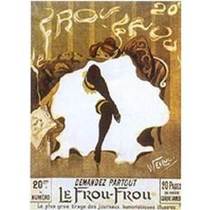  Frou Frou (Card) By Vintage Advertising Best Quality Art 