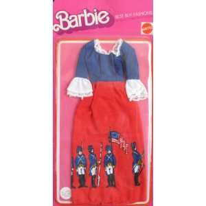  VINTAGE Barbie Best Buy Fashions w Revolutionary War 