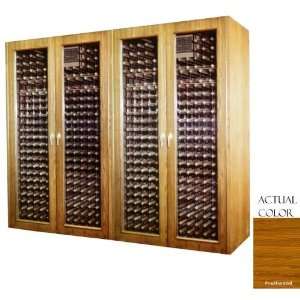   Wine Cellar With Four Glass Doors   Glass Door / Fruitwood Cabinet