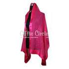 Giftscircle Handmade 100% Silk Embroidered Sequin Floral Scarf Shawl 